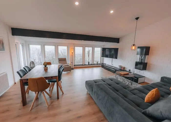 Vakantiehuis Rhoenkristall Modernes Terrassenhaus Mit Weitblick Bischofsheim an der Rhön