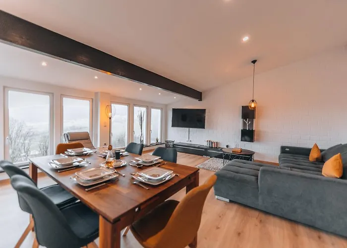 Vakantiehuis Rhoenkristall Modernes Terrassenhaus Mit Weitblick *