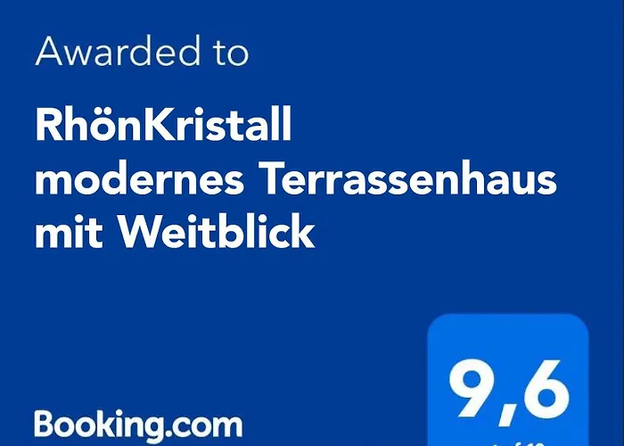 Vakantiehuis Rhoenkristall Modernes Terrassenhaus Mit Weitblick