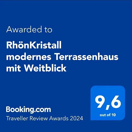 Holiday home Rhoenkristall Modernes Terrassenhaus Mit Weitblick